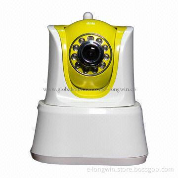 P2P MJPE Wi-Fi Wireless Baby Monitor, Built-in Microphone